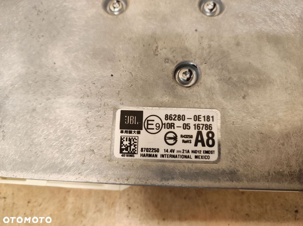 wzmacniacz radia subwoofera jbl highlander xu70 iv 4 - 5