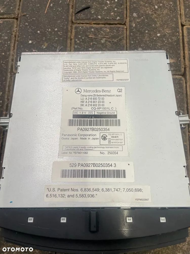 radio cd comand mercedes cl w216 zmieniarka - 3