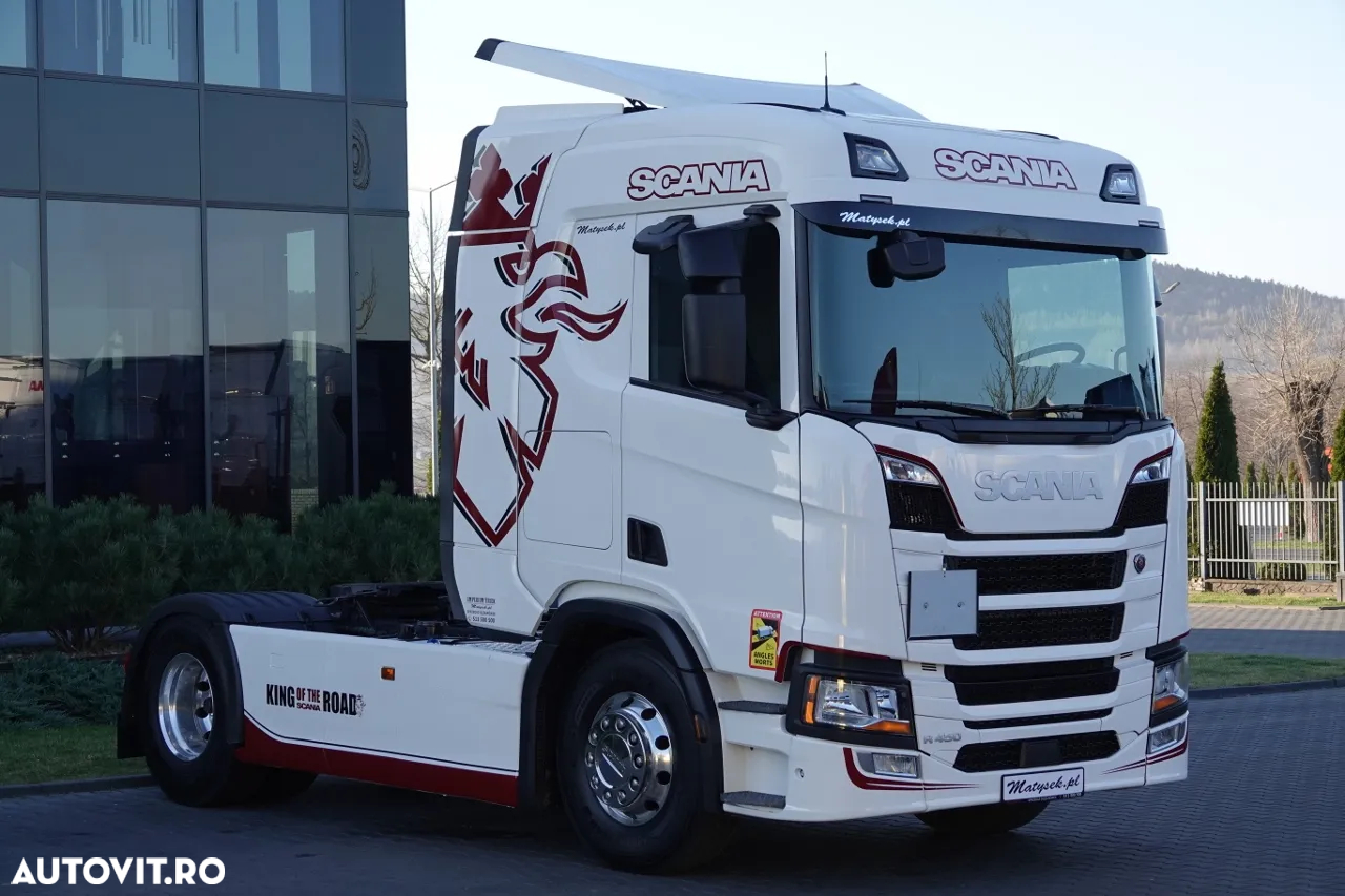 Scania R 450 / RETARDER / HIDRAULICĂ / LOW CAB / JANTE ALIE / ANVELOPE 100% / DUPĂ CONTRACTUL DE SERVICE - 2