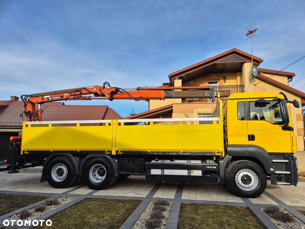 MAN TGS 26.440 6X2 HDS ATLAS TEREX 165 BUDOWLANY Sprowadzony - 4