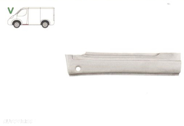 Prag Mercedes Vito / Clasa V (W638) 02.1996-01.2003 Usa Fata stanga/dreapta, SUB USA