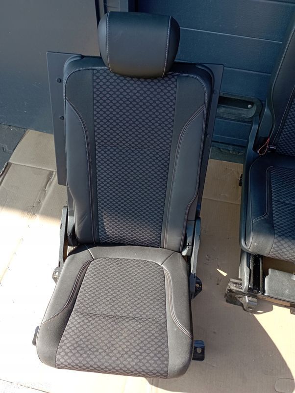 OPEL ZAFIRA C FOTELE KANAPA SIEDZENIA GRZANE PASY TYŁ KOMPLET EUROPA - 8