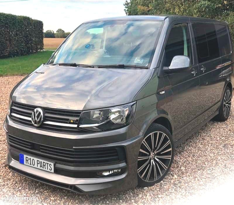 SPOILER LIP FRONTAL VOLKSWAGEN VW TRANSPORTER T6 15-19 LOOK ABT - 3