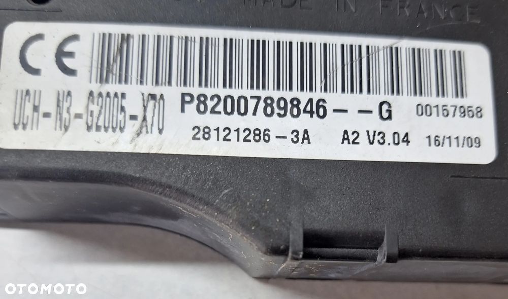 Moduł komfortu UCH Renault Master II/04 rok - UCH-N3-G2500 X70 /P8200789846 - 2
