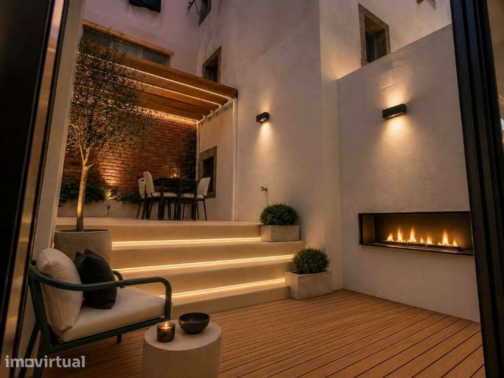 T2 totalmente remodelado, com terraço - Grande imagem: 4/45