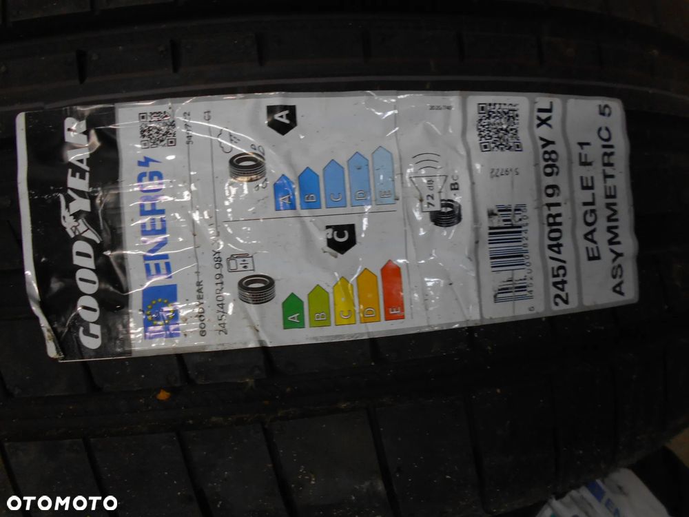 OPONY 245/40R19 GOODYEAR EAGLE F1 ASYMMETRIC 5 XL DOT 0722 8MM - 4