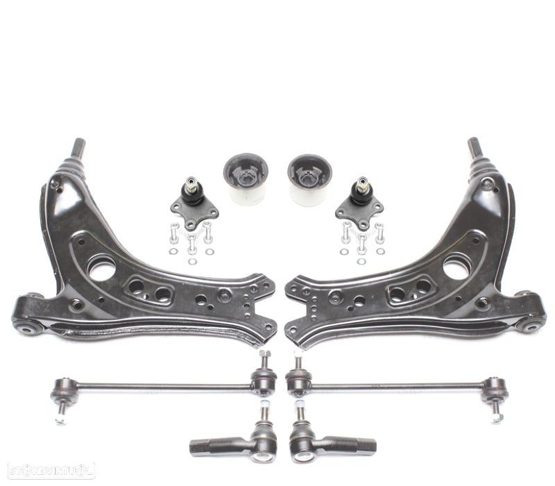 KIT BRAÇOS DE SUSPENSÃO VOLKSWAGEN VW POLO 9N 9N3 01-09 - 1