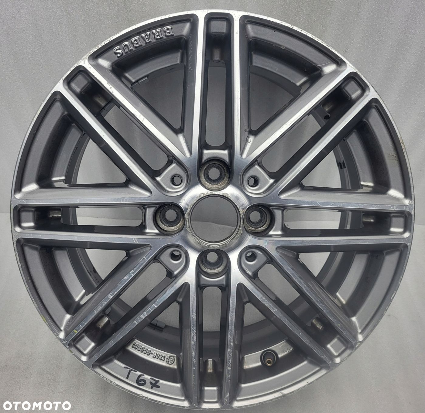 SMART FORFOUR FORTWO A453 6x16 ET44 4x100 BRABUS A4534011001 - 1