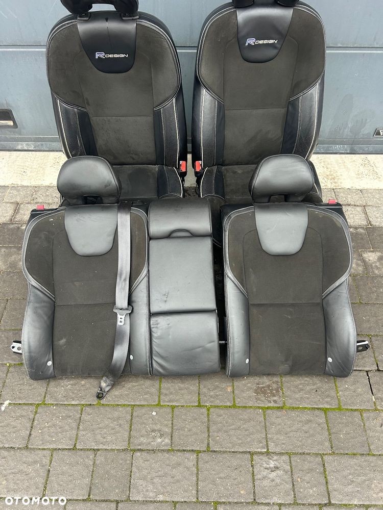 Volvo v-40 II R-Design komplet foteli fotele skóra tapicerka   2012-2016 - 5