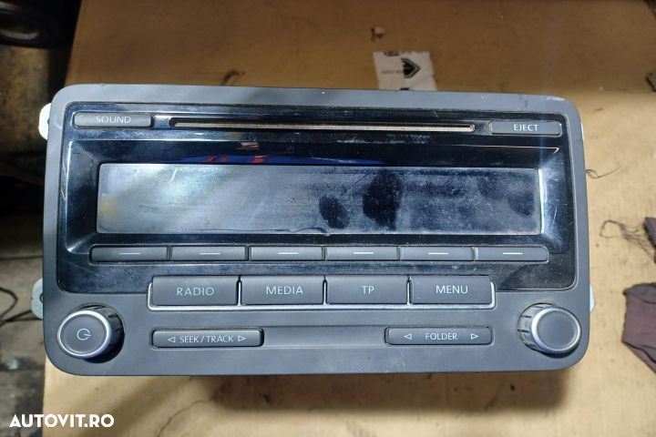 Radio cd 5M0035186J Volkswagen VW Polo 5 6R  [din 2009 pana  2015] Hatchback 5-usi 1.2 TSI MT (105 - 2