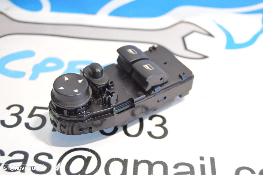 COMUTADOR VIDROS ESPELHOS BMW SERIE 3 E92 COUPE E93 CABRIO 6131913216502 61319132165 913216502 9132165 BOTÃO BOTÕES INTERRUPTOR SERIE 1 E81 E82 COUPE E88 CABRIO - 1