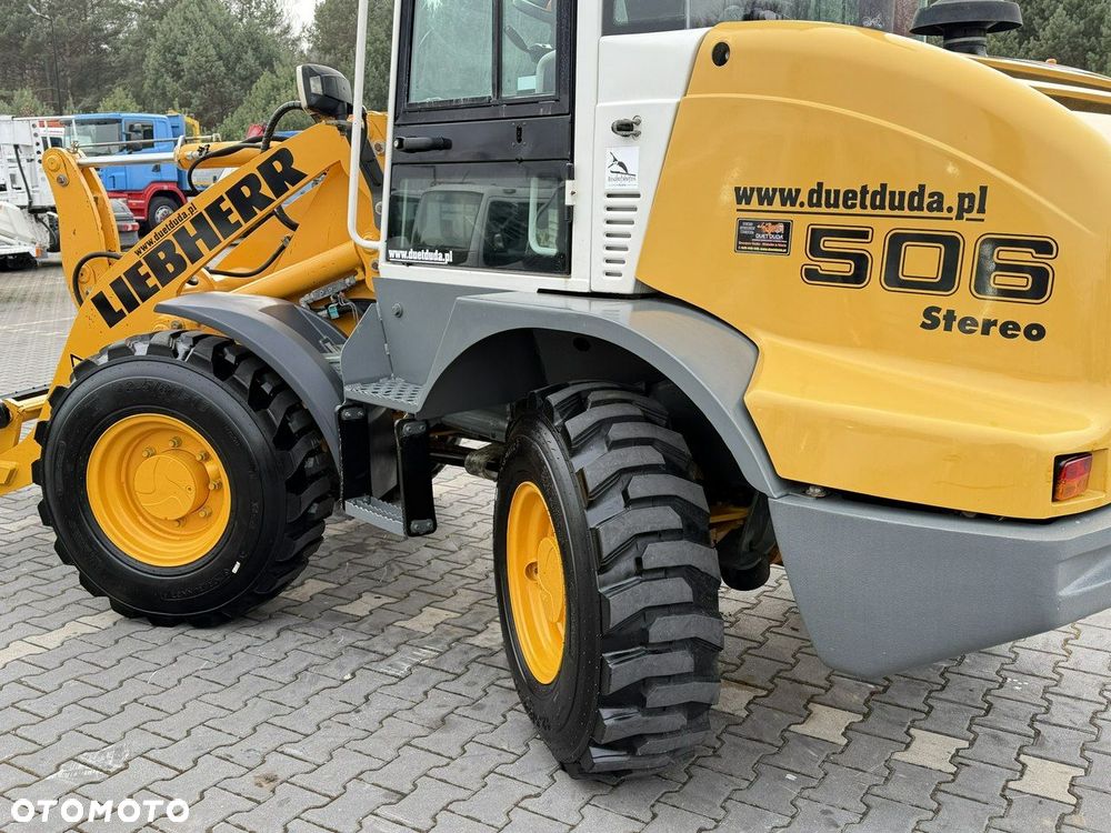 Liebherr L 506 STEREO Szybkozłącze / Łyżka Krokodyl + Widły Waga 6300kg - 11
