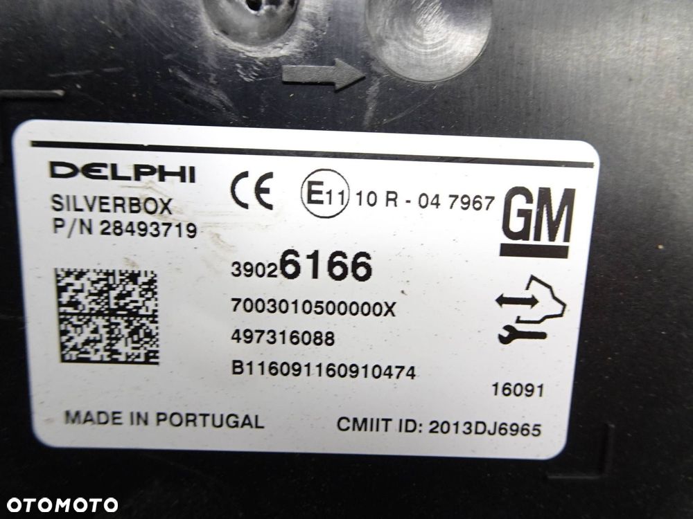 moduł sterownik nawigacji opel astra k 39026166 - 4