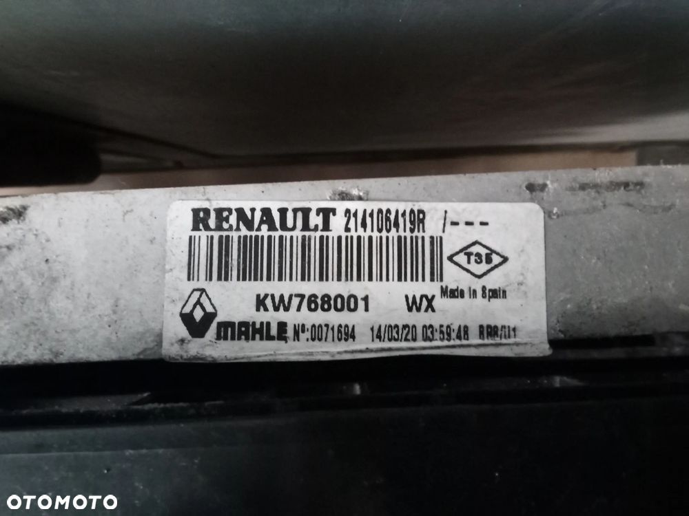 Komplet chłodnic Renault Trafic Fiat talent  2,0DCI  214106419r - 2