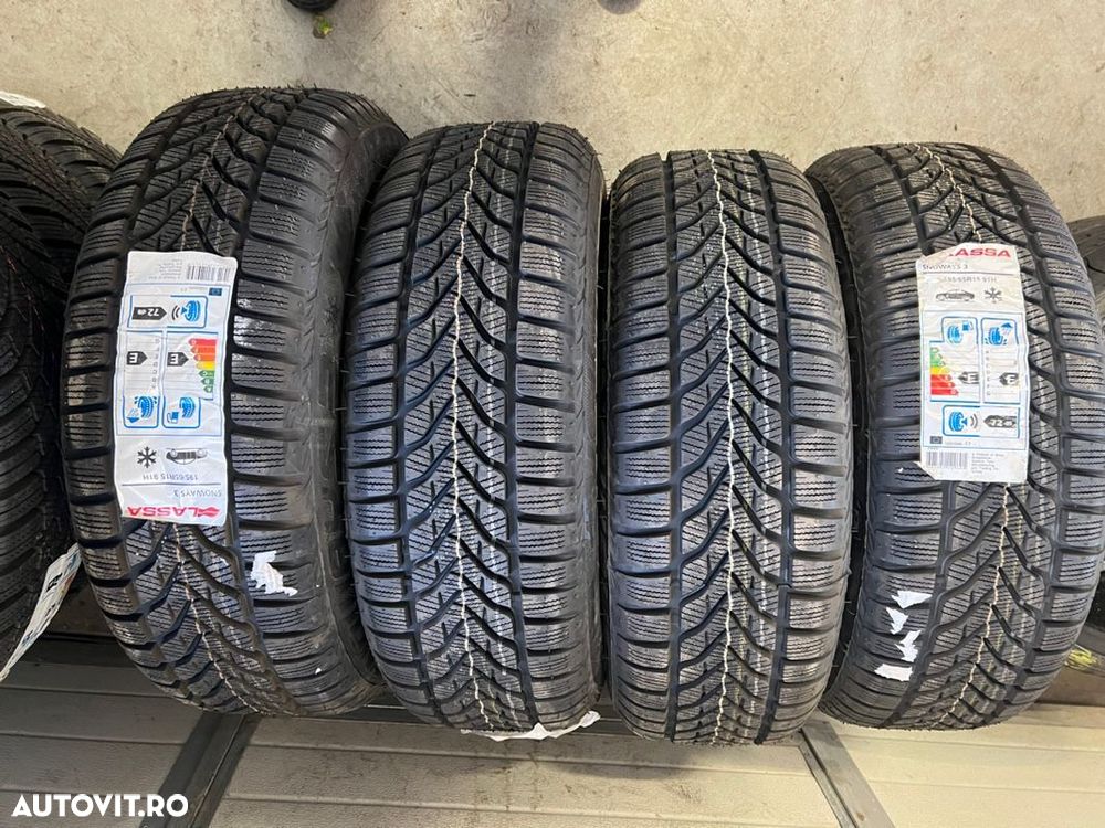 vând set jante aliaj Hyundai I30 GDH pe 15” cu anvelope noi de iarnă - 10