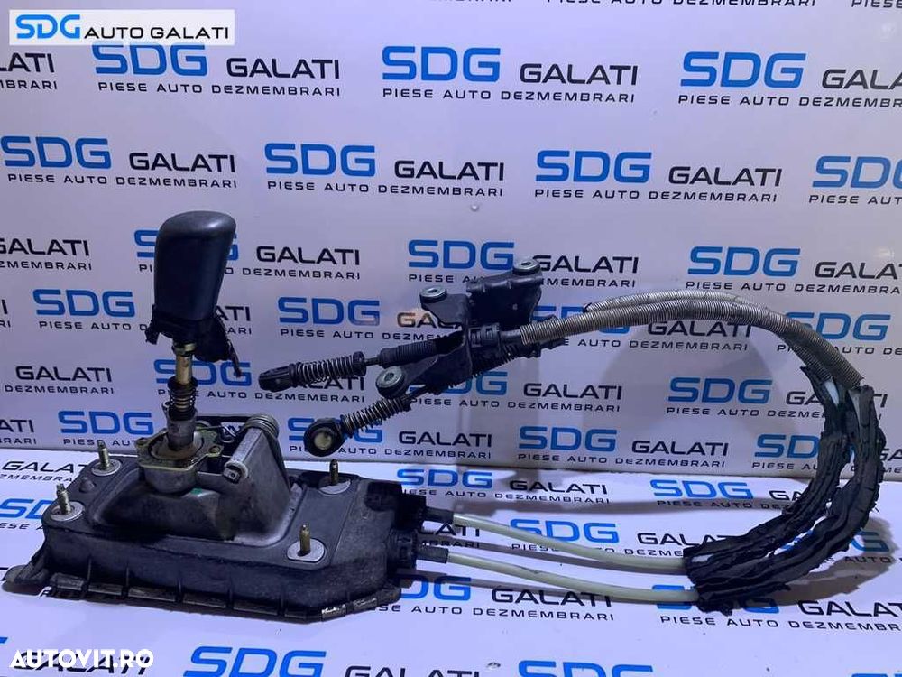 Ansamblu Maneta cu Sufe Timonerie Schimbator Viteze Cutie Manuala in 5 Trepte Skoda Fabia 1 1.4 TDI AMF 2000 - 2008 Cod 6Q0711049 6Q0711061 6Q0711266 6Q0711265E - 1