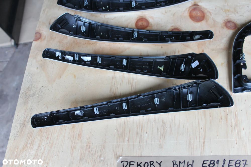 LISTWY DEKORY ALU CARBON BMW E81 E87 M PAKIET  EU 2010 - 15