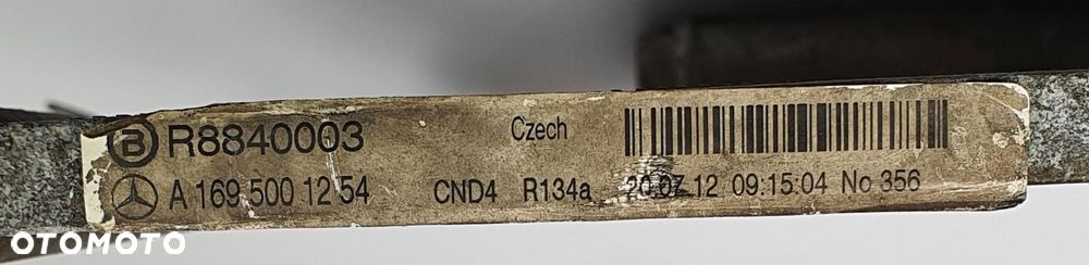 CHŁODNICA KLIMATYZACJI MERCEDES W245 A1695001254 - 4