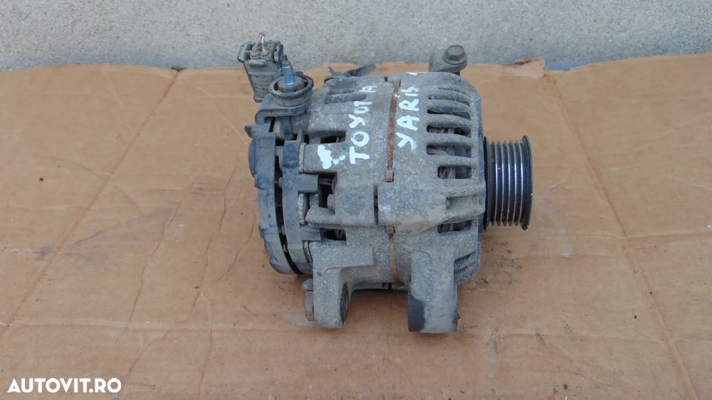 Alternator Toyota Yaris motor 1.3 benzina 90A an 2006-2009 cod 27060-0J061 - 4