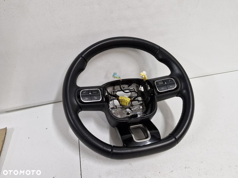 citroen c3 aircross 1 i kierownica multifunkcja skóra skórzana 98118752zd - 1