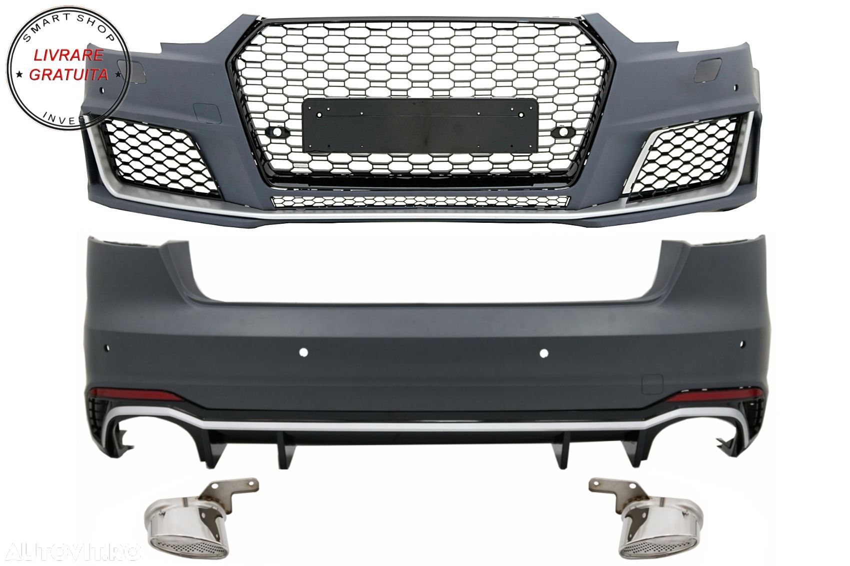 Pachet exterior Audi A4 B9 8W (2016-2018) RS4 Design- livrare gratuita - 1