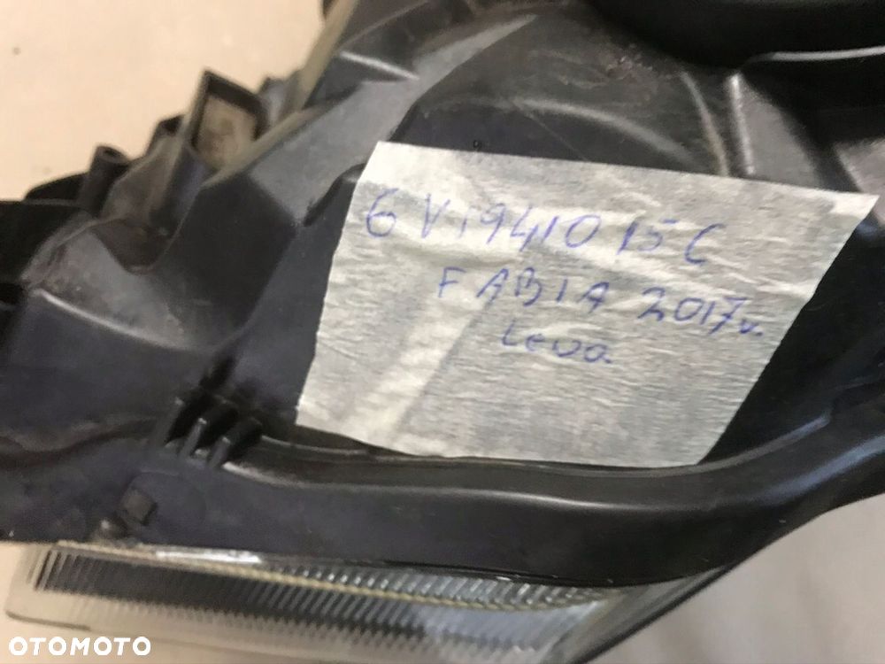 SKODA FABIA III 6V1 6V1941015C LEWA LAMPA - 3