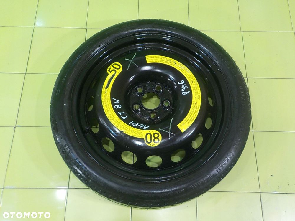 AUDI TT 8N kolo dojazdowe 125/70/18 5x100 - 1