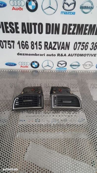 Grile Ventilatie Bord Skoda Superb 2 Livram Oriunde In Tara - 1