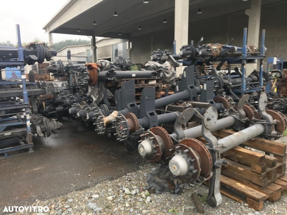 Axe semiremorci din dezmembrari SAF , BPW eco eco plus , Samro , ROR , SMB , GIGANT , TRAILOR , Schmitz, Mercedes, KOGEL AXA - 4