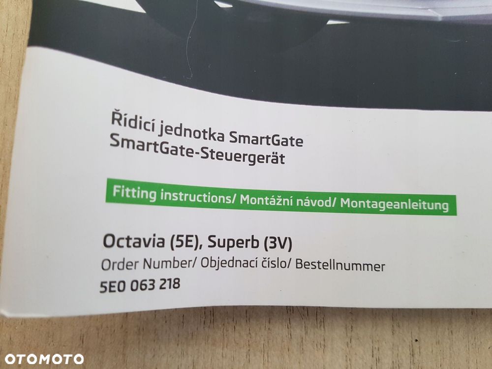 skoda octavia 5e superb 3v moduł telefonu smartgate 6v0919653c 5e0063218 - 5