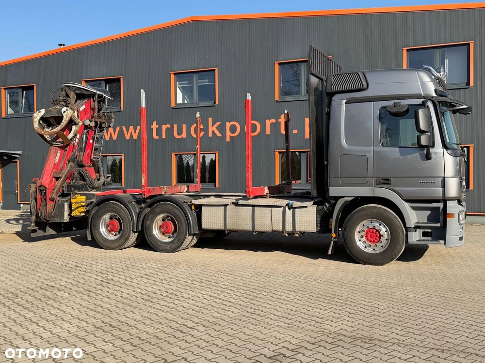 Mercedes-Benz ACTROS 2660 6x4 EURO5 POJAZD DO DREWNA Z HDS PENZ 10Z8 - 4