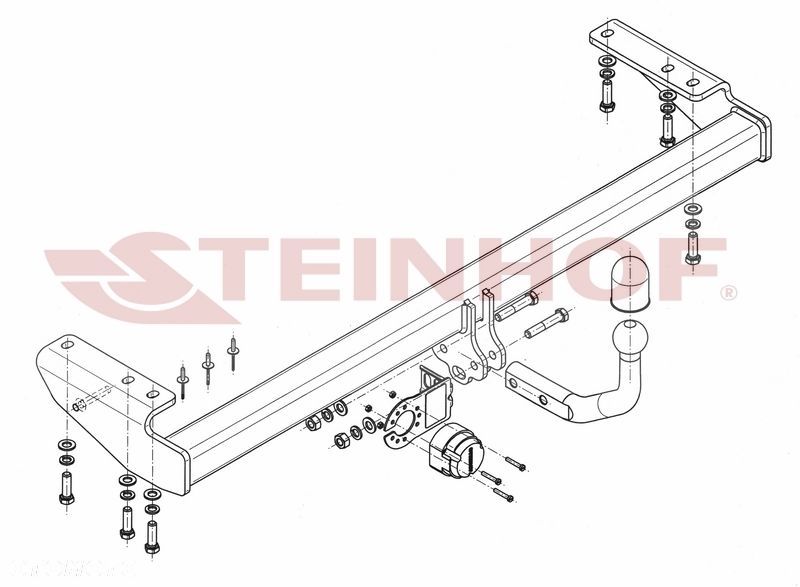 Hak Holowniczy + MODUŁ 7PIN do Volvo V70 Kombi od 2000 do 2007 - 3