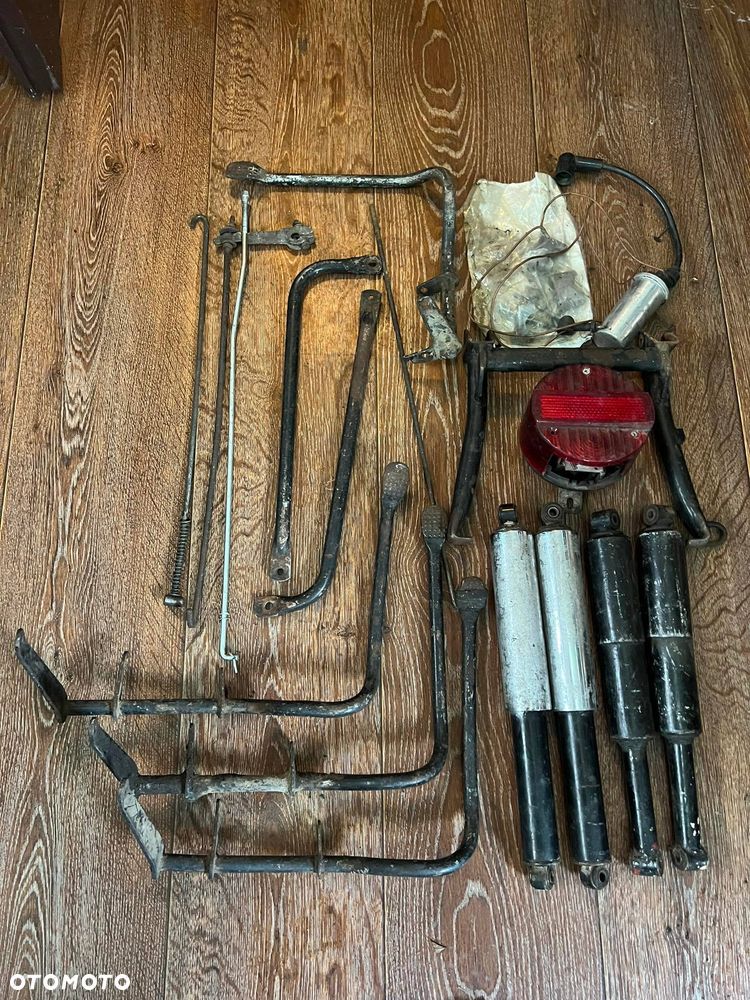 Części Simson S50 S51 Amortyzatory pedał hamulca Stopka Mocowanie Bęben - 4