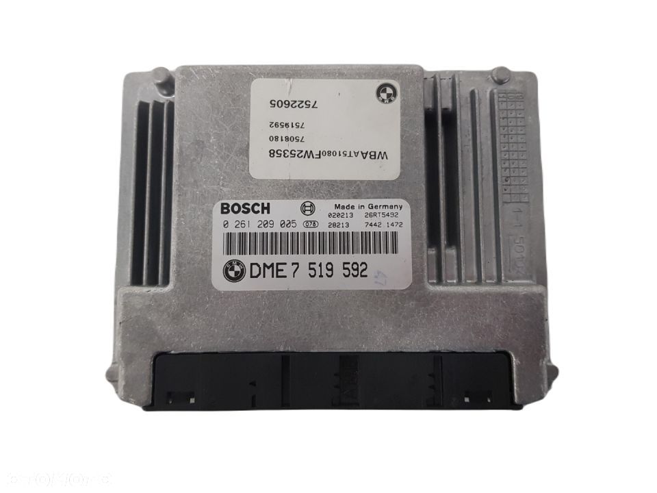 BMW 3 E46 KOMPUTER SILNIKA STEROWNIK 0261209005 - 1