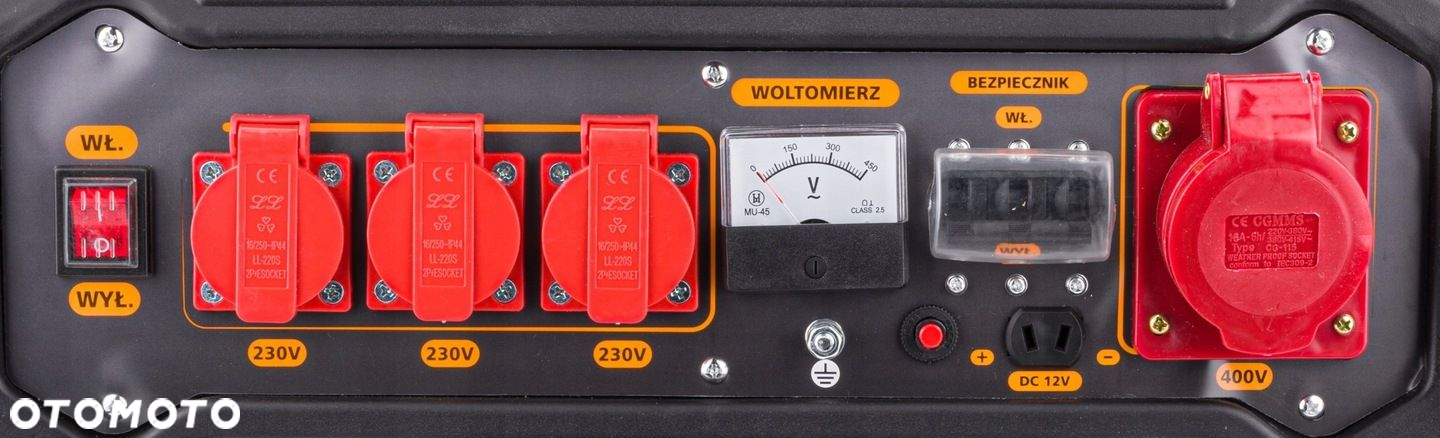 AGREGAT PRĄDOTWÓRCZY 7KM 230V/400V 3000W ELEKTRYCZNY ROZRUCH  2x OLEJ 0,6L - 6