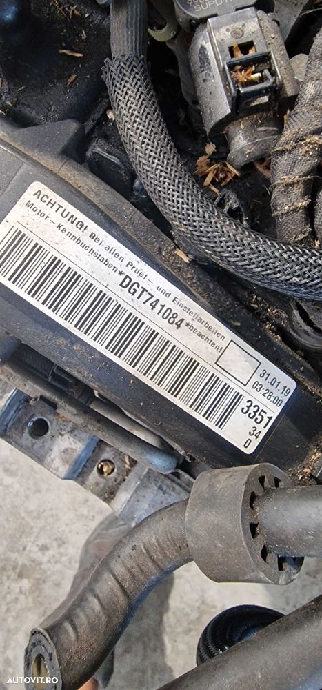Motor 1.6 tdi Euro 6 cod DGT Vw Seat Skoda Audi an 2019 115CP Euro 6 - 1