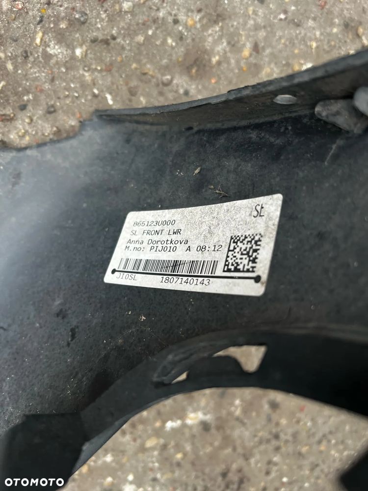KIA SPORTAGE 3 Spoiler Zderzaka Przedniego 86512 3u000 - 9