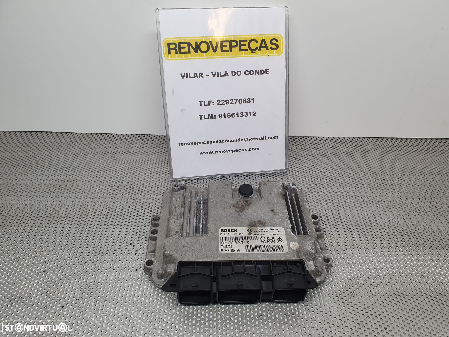 Centralina / Modulo Motor Peugeot Partner Caixa - 1