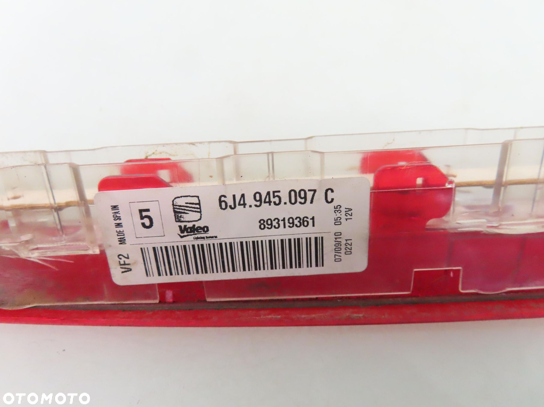 ŚWIATŁO STOP SEAT LEON II 6J4945097C 89319361 HB - 4