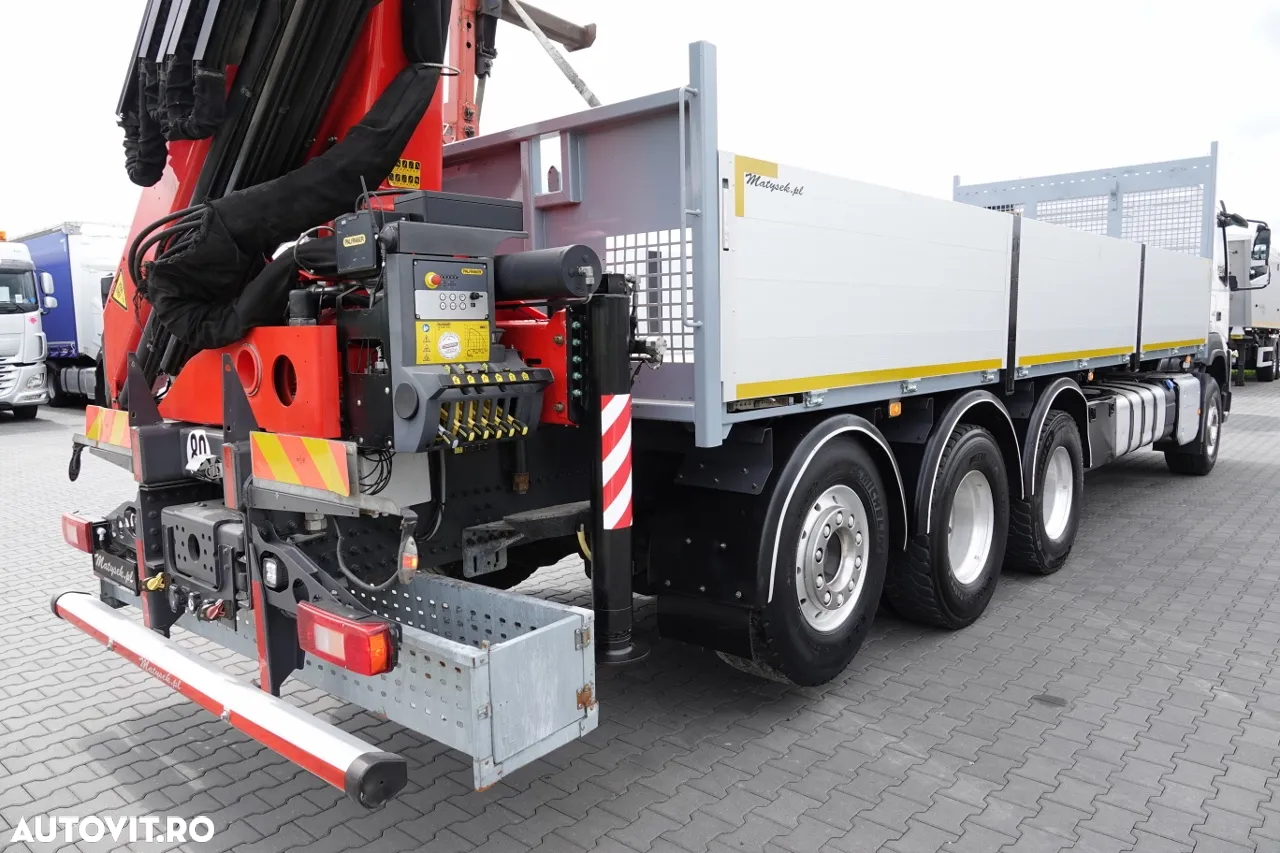 Volvo FMX 460 / 8X4 / TRIDEM /  7.75 M TRANSMISIE / HDS PALFINGER PK 24.001 / PILOT / PRELUNGIE -12.5M / AXIE LIFTATOR / EURO 6 / IMPORTAT - 14