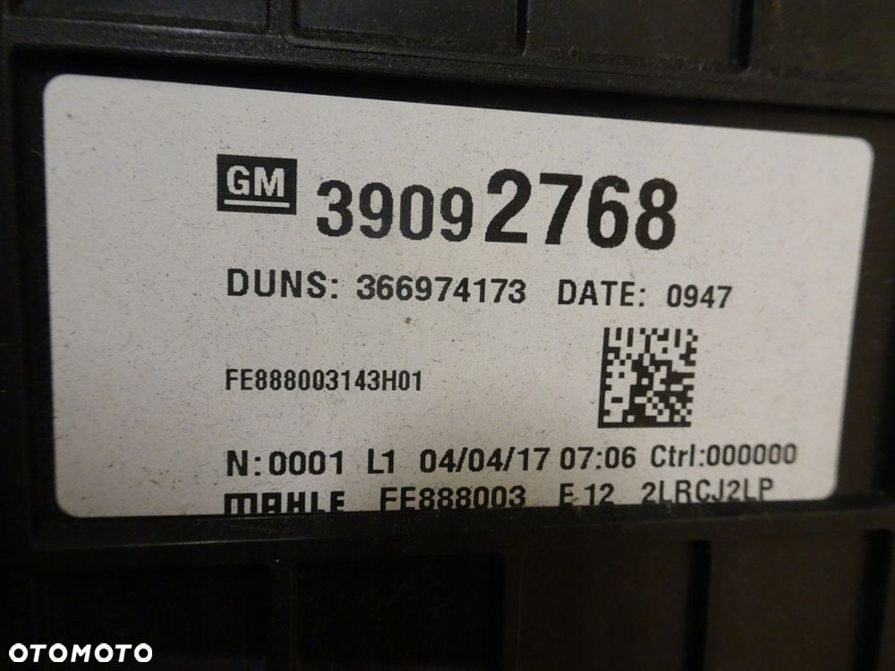 nagrzewnica kompletna astra v k 39092768 - 4