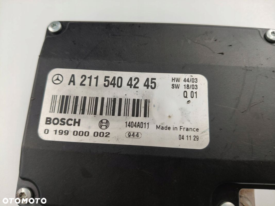 MODUŁ STEROWNIK AKUMULATORA MERCEDES-BENZ W211 A2115404245 - 3