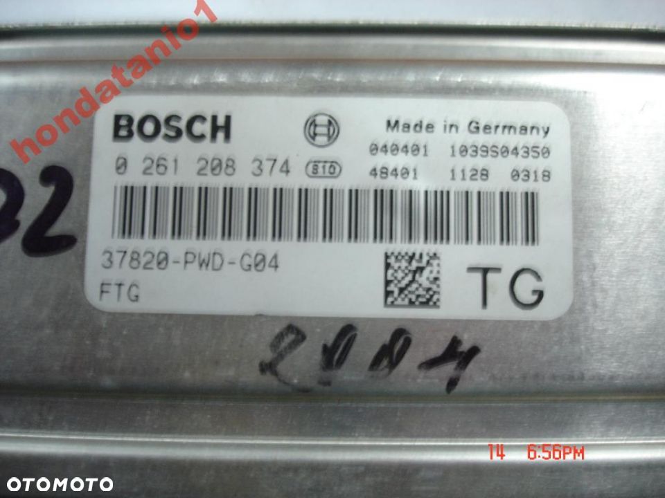Honda JAZZ 2001-08 1.2 KOMPUTER SILNIKA ECU - 4