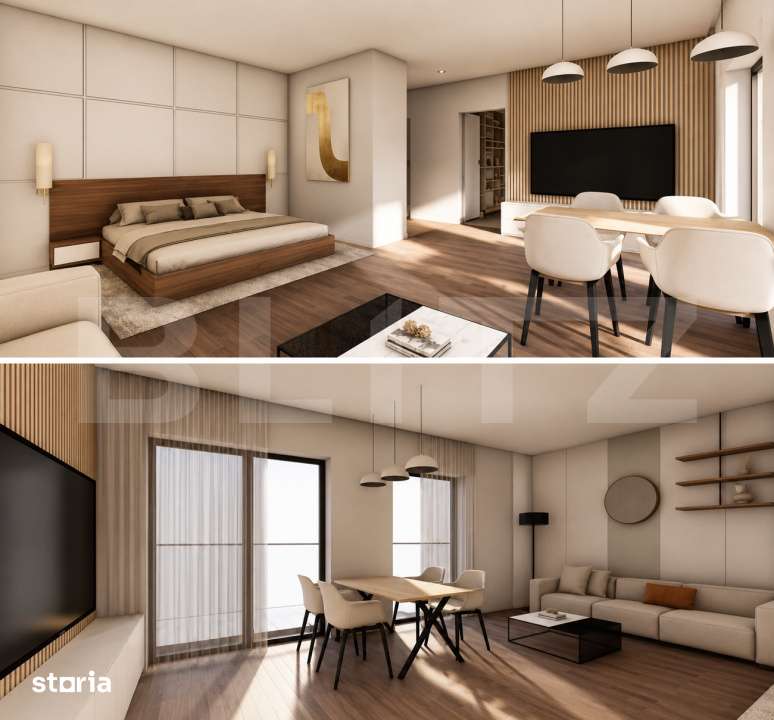 Studio, 56.22 mp, ansamblu cu 0% Comision la Achizitie, zona Calea Sev — fotografia 1