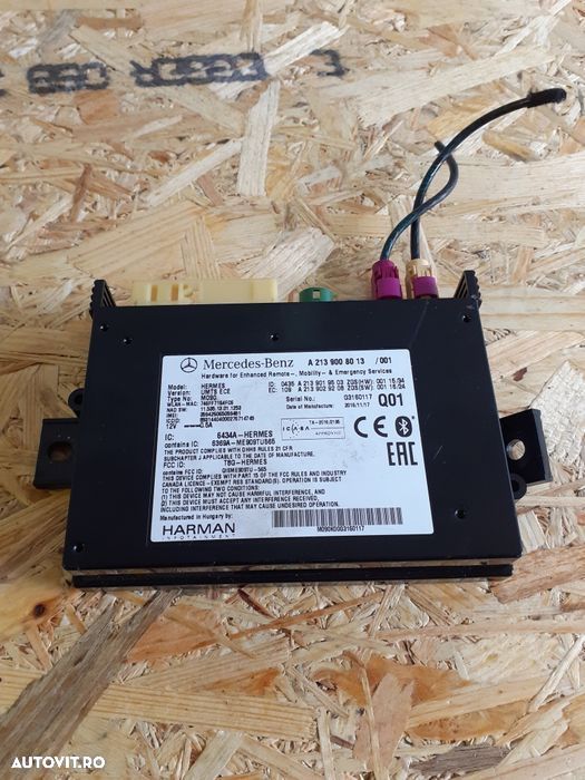 Modul Bluetooth Mercedes A B C Cla Gla E Class W176 W246 X156 W213 - 1