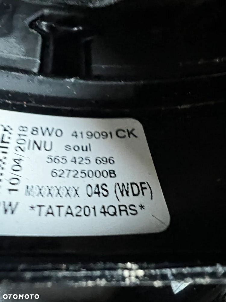 Kierownica czarna skóra Audi A4 B9 A5 8W0419091CK SOUL * - 6