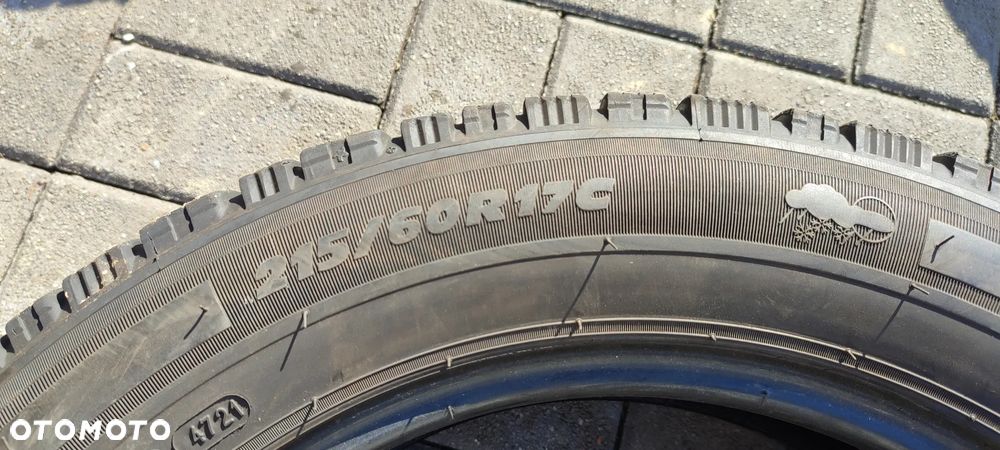 OPONY ZIMOWE 215/60R17C MICHELIN AGIUS ALPIN (4721) ZIMA 5 mm KOMPLET 4 SZTUKI - 5