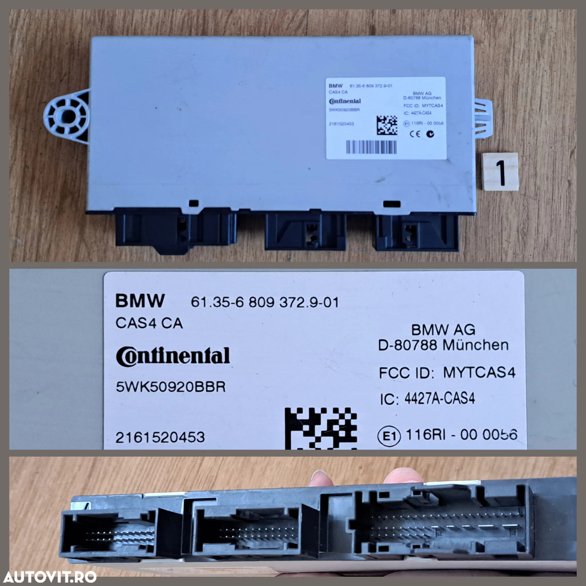 Modul ECU calculator CAS 4 CA, CG, CG-ELV, CAS 2, calculator telematic , modul cutie de transfer , ECU SCR adblue Seria E F G 520d 530dX 640d 750dX 650iX 760LiS - 2