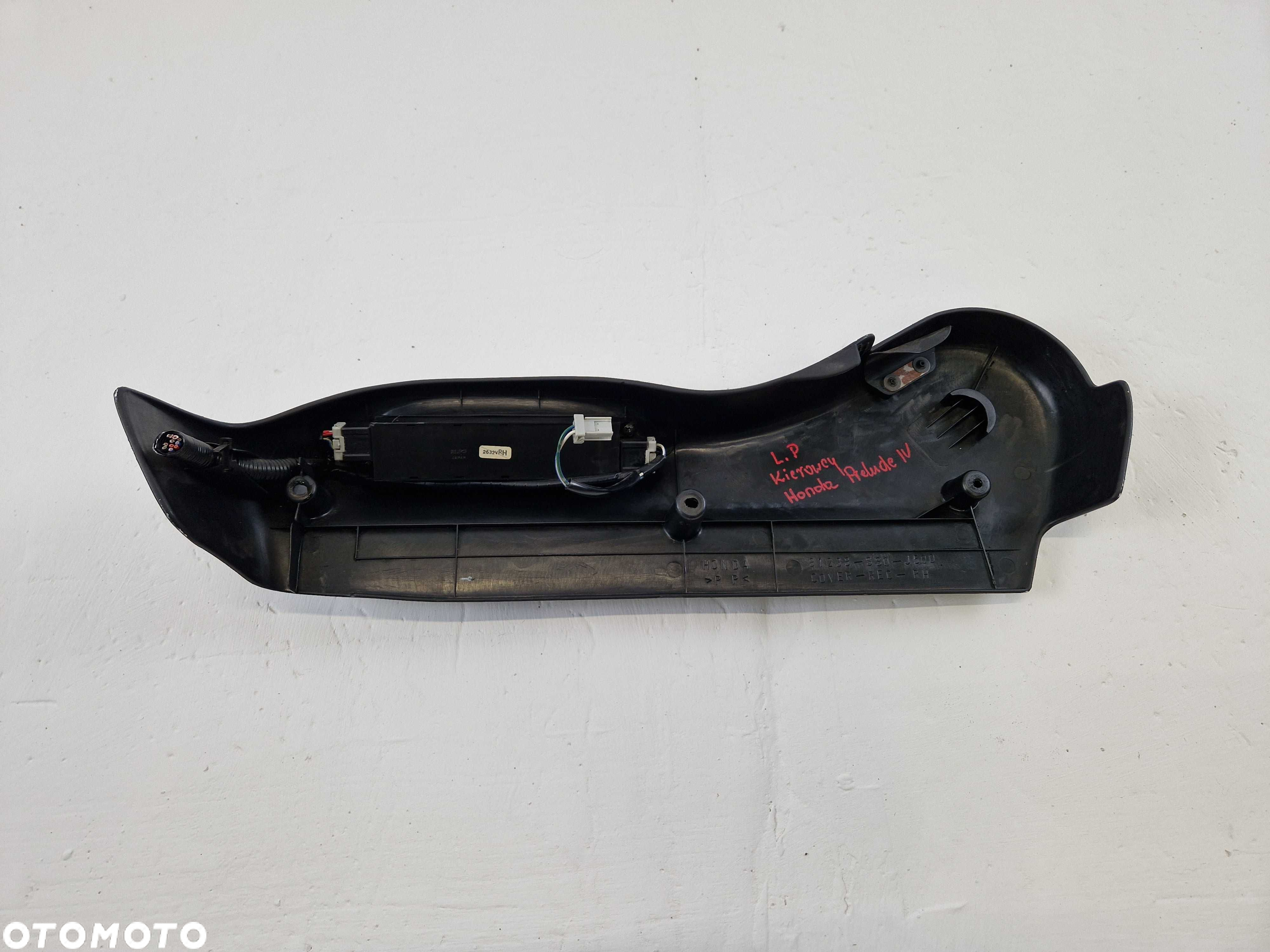 Lewy Panel Osłona Fotela Kierow Honda Prelude IV Przełącznik Regulacji - 5