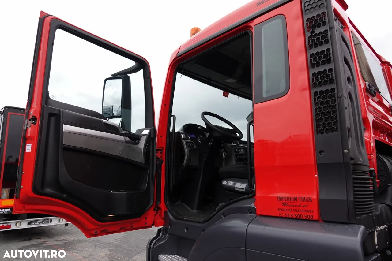 MAN TGS 35.360 / 8x2-4 / CAMION + HDS FASSI F165 A.2.22 / AXIE LIFTATOR / 4 AXI / GAMA HIDRAULICA / TROLIU / ASISTENTA RUTIERA - 24